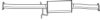 MAZDA FE1440400C Middle Silencer